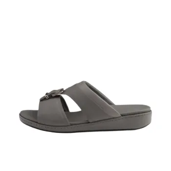 PRADA Saffiano Slide Slippers 3cm Men's Gray