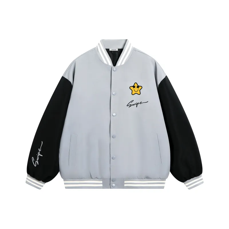 AMBER LIGHT Baseball Jacket Unisex-3