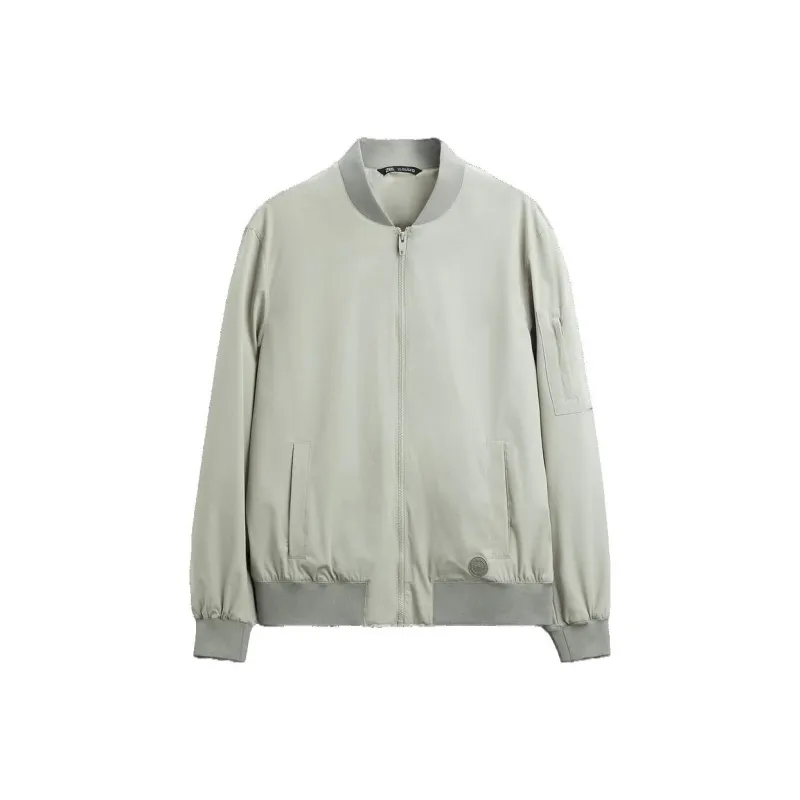 ZARA Jackets Men Light Gray-0
