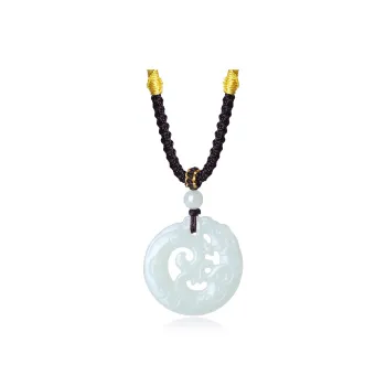 CENTURY&KINDLE Natural Chalcedony Necklaces Unisex