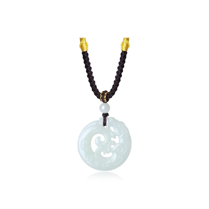 CENTURY&KINDLE Natural Chalcedony Necklaces Unisex-0
