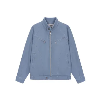 Heartboon Jackets Coats Unisex Washed Blue