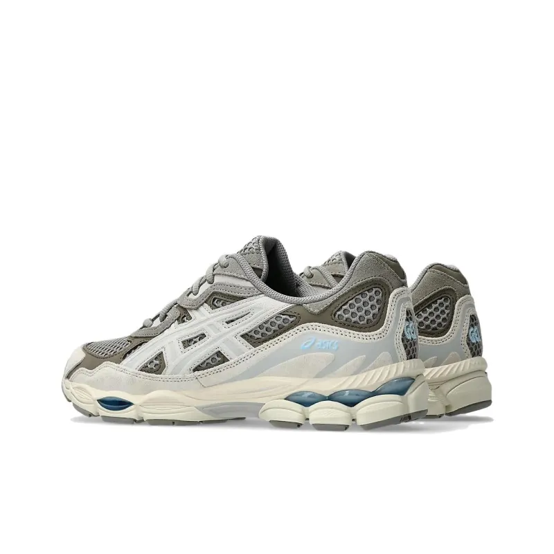 Asics Anti Slip Wear Resistant Low Top Casual Running Shoes Unisex Gray-3