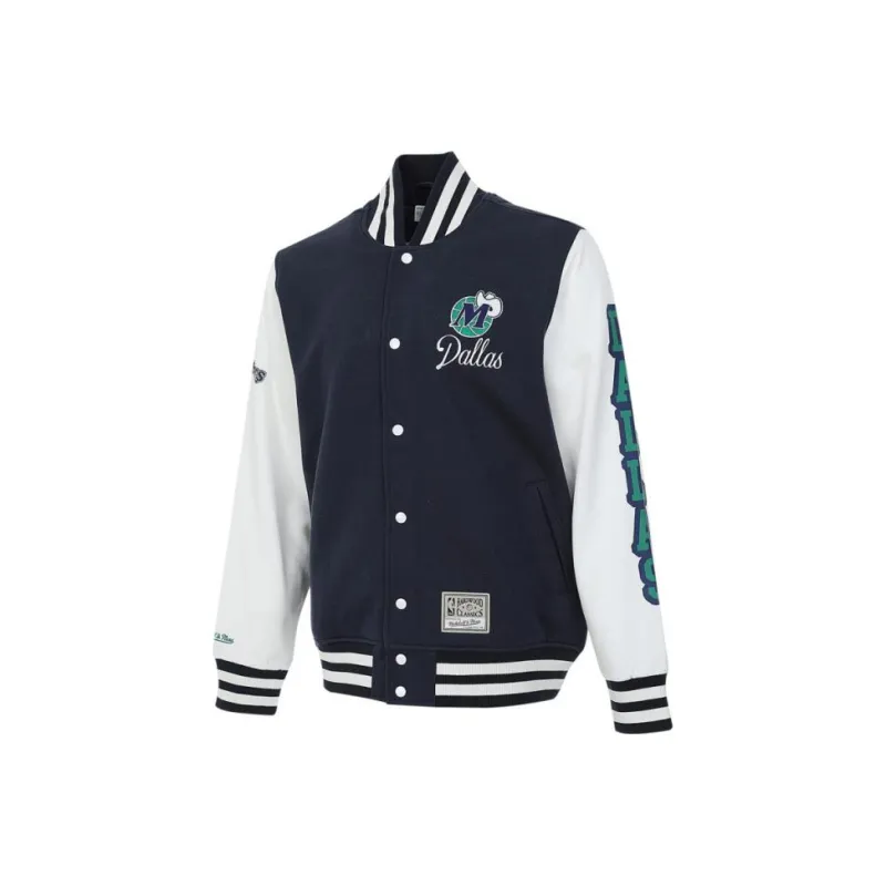 Mitchell & Ness Jacket Unisex Navy Blue-0