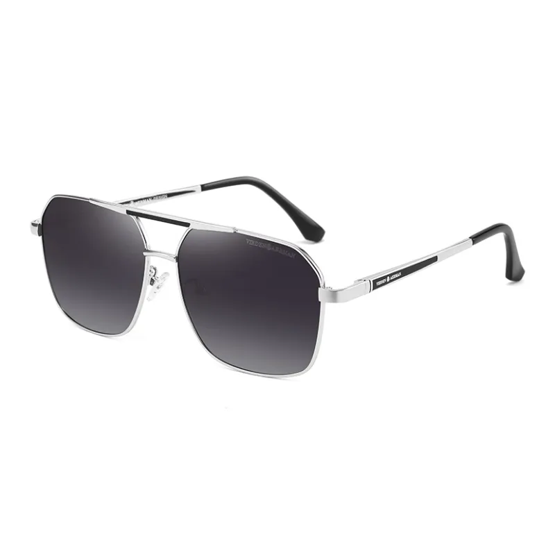 VIRDEN AERMAN Metal Square Sunglasses Men's-6