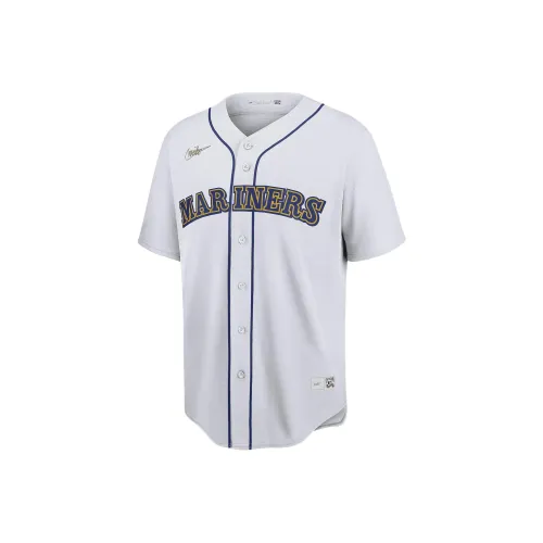 Nike MLB Collaboration Seattle Mariners Edgar Martinez Baseball Jacket Seattle Mariners Men's White