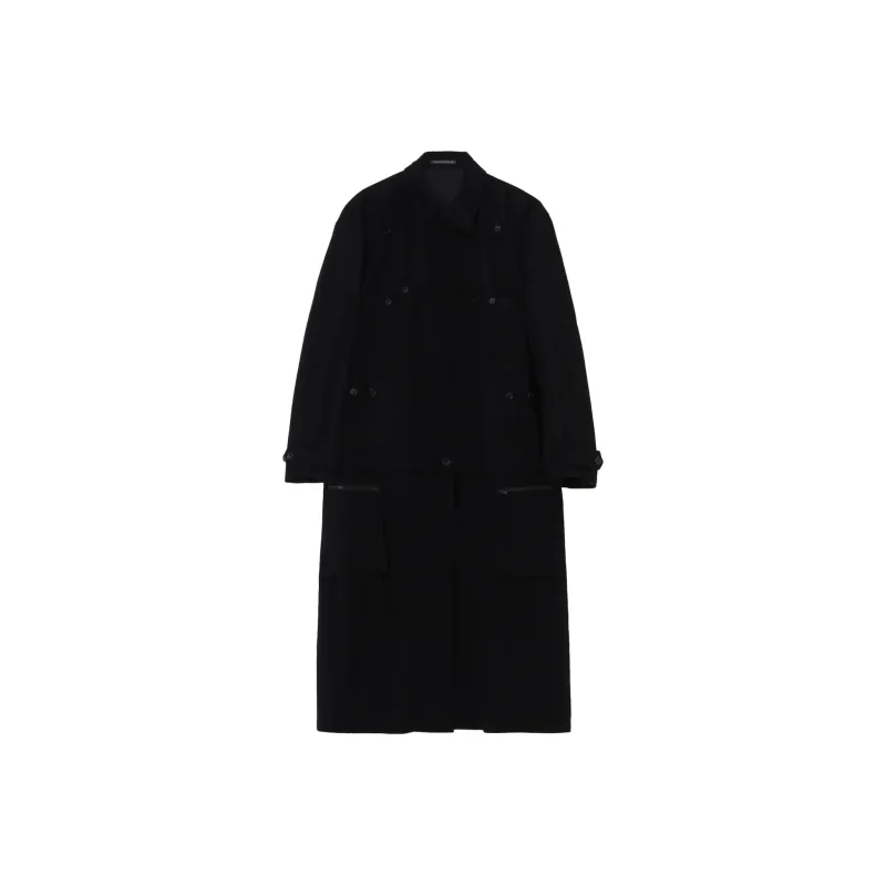 Yohji Yamamoto Pour Homme FW24 Coats Men's Black-0