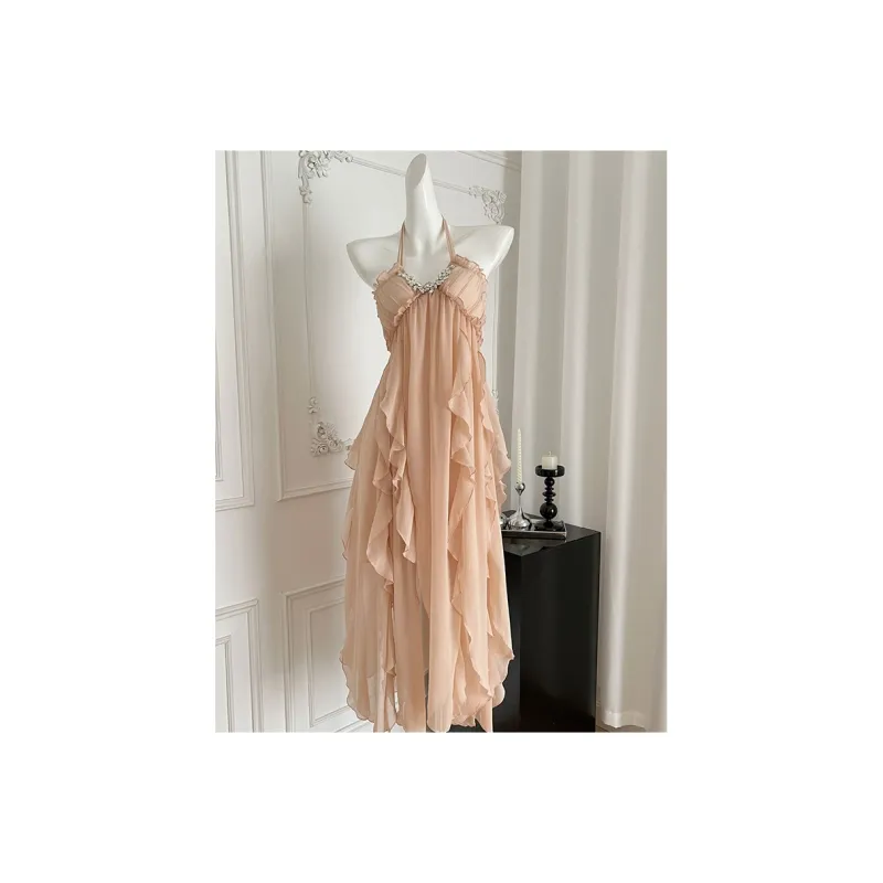 Flowers In Water Slip Dress Women's-1