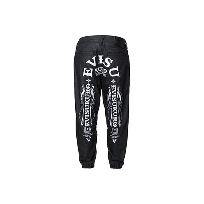 EVISU Knitted Sweatpants Men-0