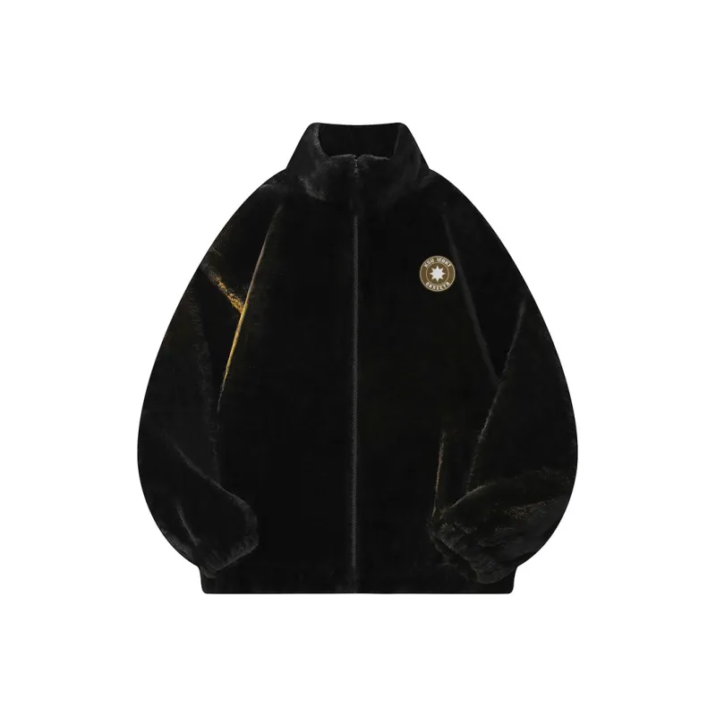 Qnxeey Velvet Jackets Unisex-3
