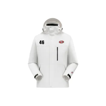 NFL Waterproof And Windproof Windbreaker Jacket Unisex White