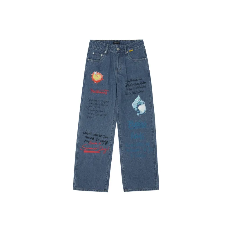 Randomevent SS24 Jeans Unisex Light Blue-0