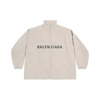 Balenciaga Logo Zip Up Jacket