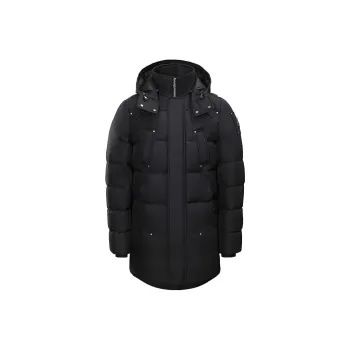 Moose Knuckles Cloud Parka Down Jacket Coat Men's Black