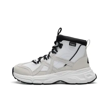 Kappa Slip Resistant And Abrasion Resistant Coverage High Top Outdoor Shoes Unisex Black White