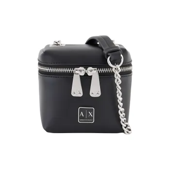 ARMANI EXCHANGEAE Fabric Shoulder Bag Mini Women's Black
