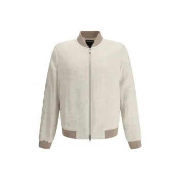 Zegna Jackets & Coats Men's Beige