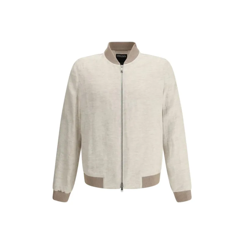 Zegna Jackets & Coats Men's Beige-0