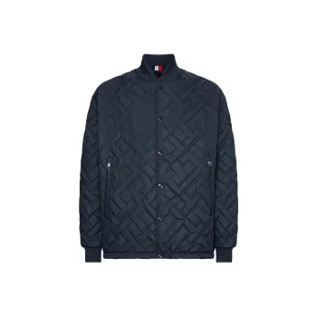 Tommy Hilfiger Casaca Monogram Quilted Bomber Jack Jackets & Coats Men's Marine Blue