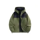 Army Green Thickened and Fleece-Lined