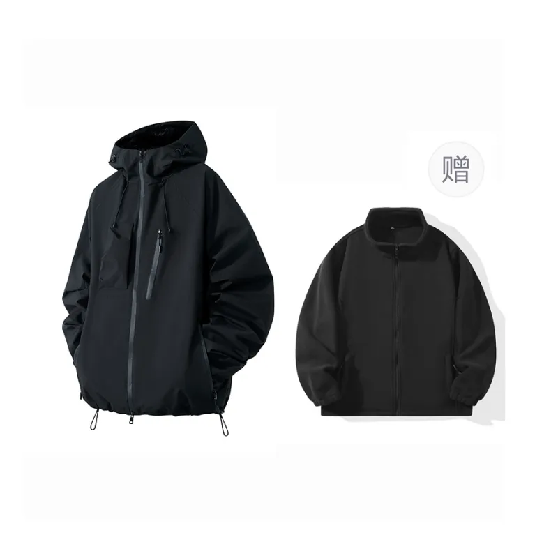 BEENTRILL Waterproof, Windproof, And Breathable Windbreaker Jacket Unisex Rosefinch Red-23