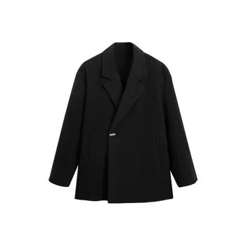 PEACEBIRD MEN Coats Men's Black