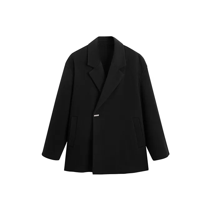 PEACEBIRD MEN Coats Men's Black-0