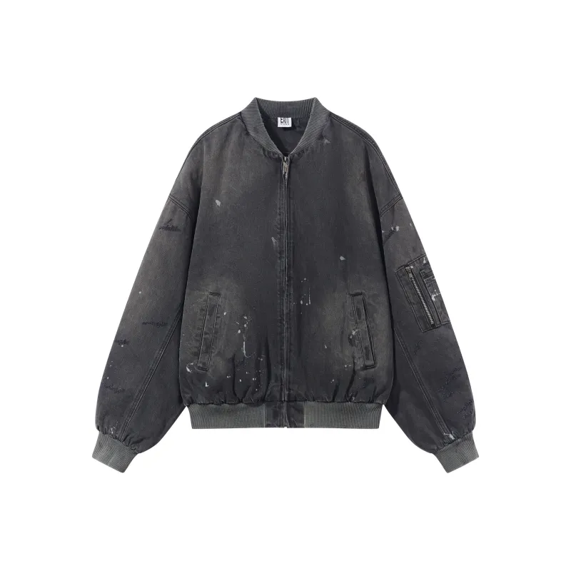 BLINDNOPLAN AW24 Jackets Coats Unisex Black Gray-0