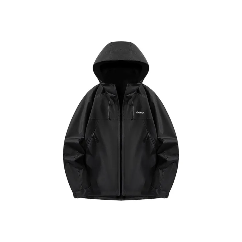Jeep Black Knight Series Hiking Waterproof, Windproof, Abrasion Resistant, Thermal Windbreaker Jacket Unisex-47