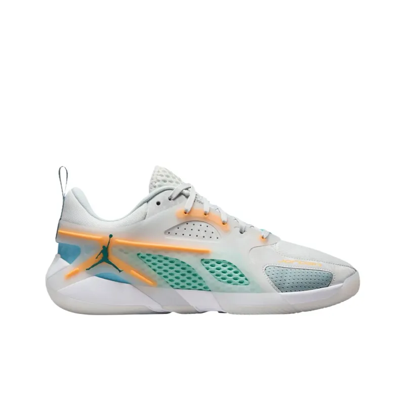 Jordan Heir Collection Anti Slip Wear Resistant Low Top Basketball Shoes Unisex Light Gray-1