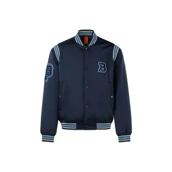 HUGO BOSS Baseball Jerseys Men Dark Blue