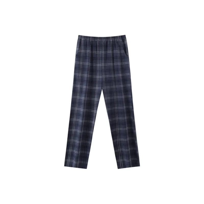 MADALLO Pajama Pants Men's Navy Blue-0