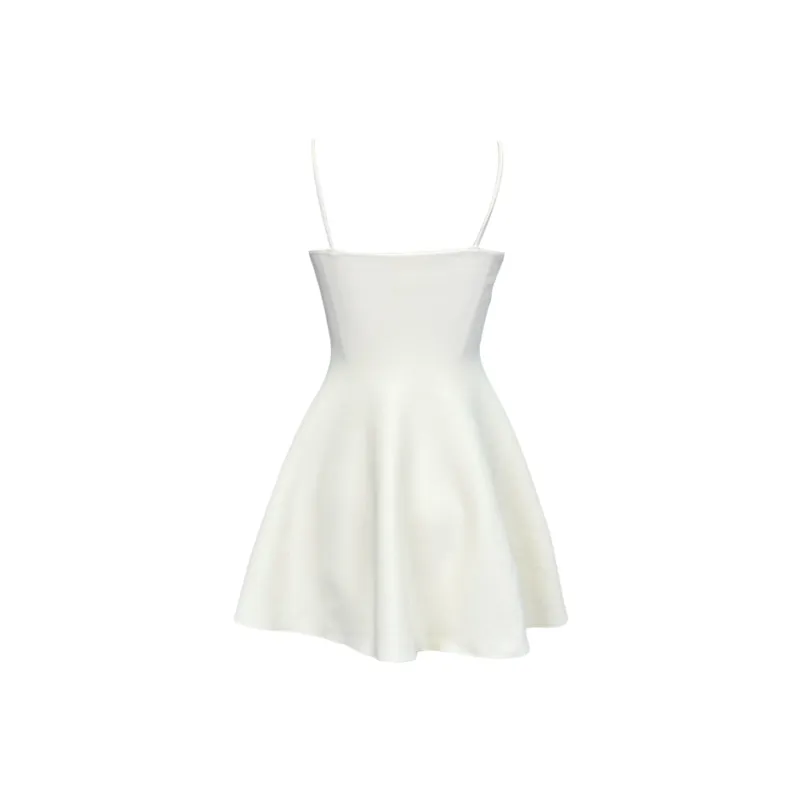 Udon House Slip Dress Women's Milk White-1