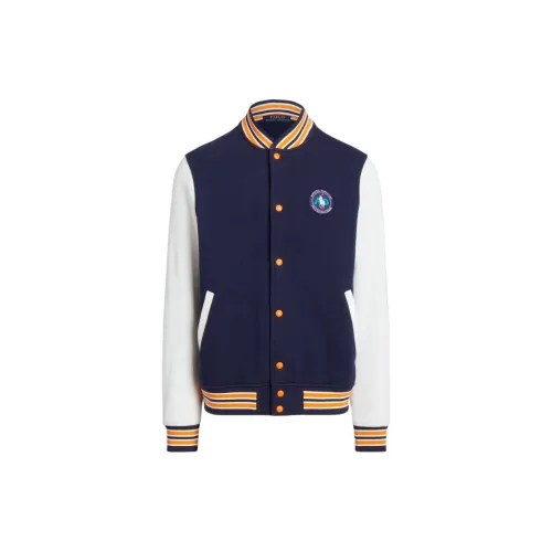 Polo Ralph Lauren SS24 Baseball Jacket Men's Dark Blue