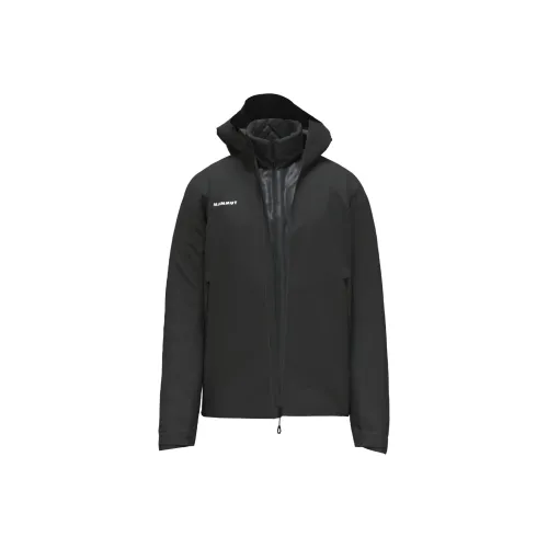 MAMMUT Waterproof, Windproof, Breathable, And Thermal Windbreaker Jacket Men's Black