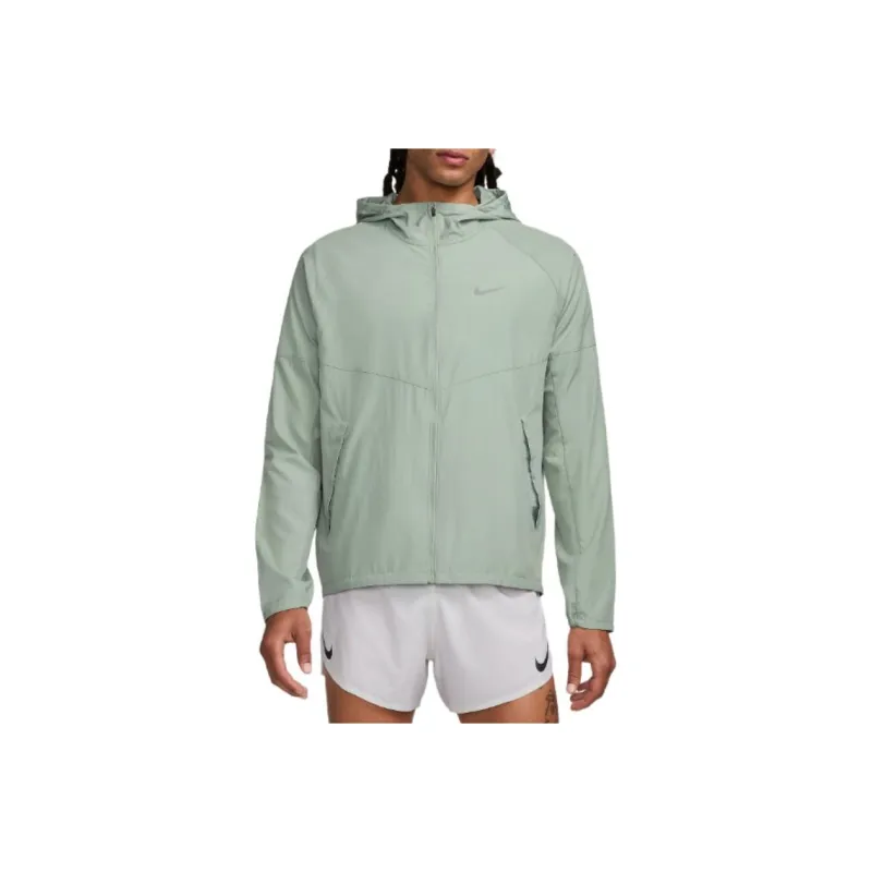 Nike MILER Men's Repel Running Jacket Jackets & Coats Men's Emerald Green-0