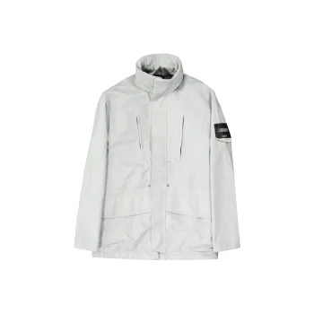 STONE ISLAND Jackets Coats Men's Gray White
