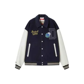 Mitchell & Ness x NBA Dallas Mavericks SS25 Jackets Coats Unisex Navy Blue