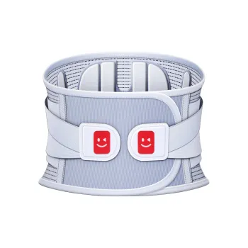 DEERWAY Back Support Braces Breathable Gray Unisex