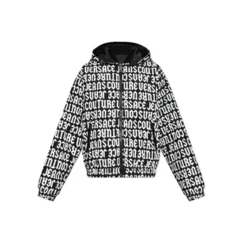 VERSACE JEANS COUTURE Reversible Hooded Puffer Jacket