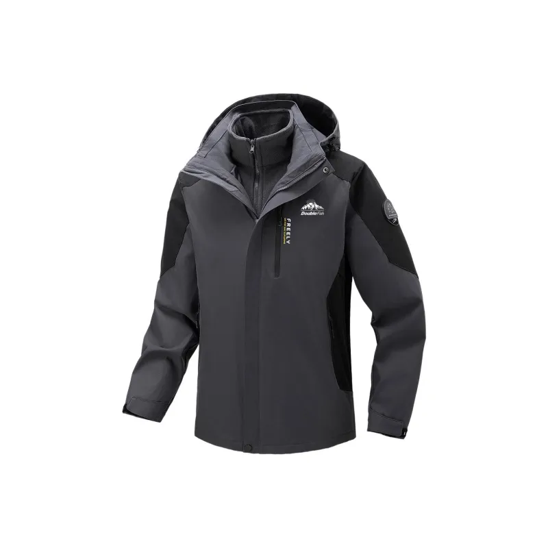 DOUBLEFISH Waterproof And Windproof Windbreaker Jacket Unisex-18