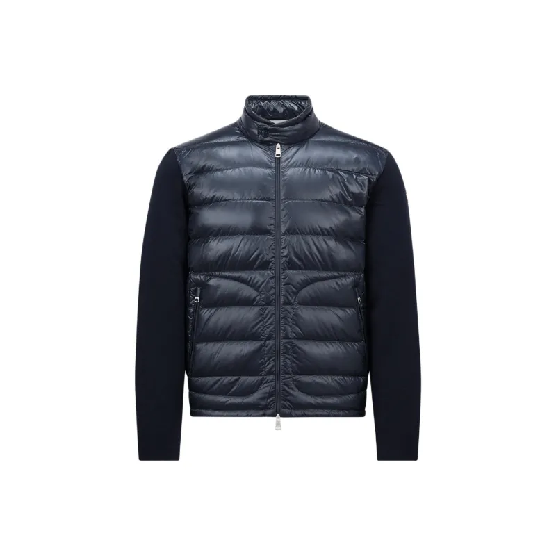 Moncler Tricot Zip Up Padded Cardigan-0