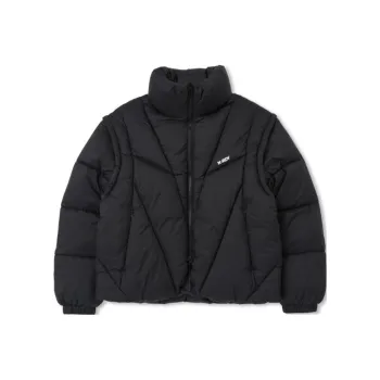 Nerdy Puffer Jackets Unisex Black