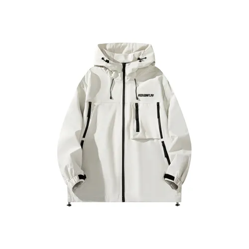 RED DRAGONFLY Water Resistant Windproof And Rainproof With Additional Wear Resistance Windbreaker Jacket Unisex