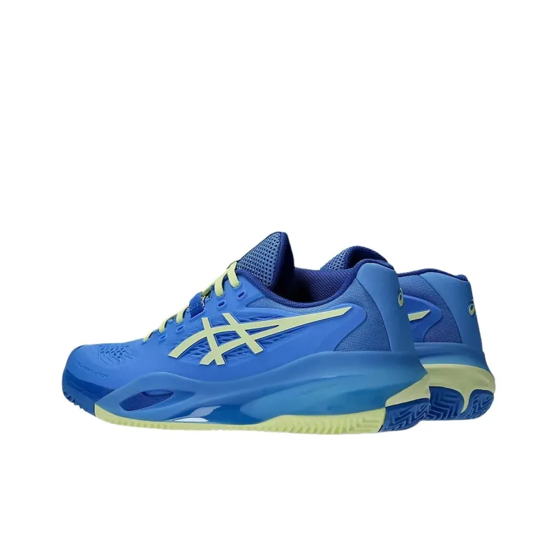Asics Gel Resolution X Clay Blue Coast Huddle Yellow Women's-3