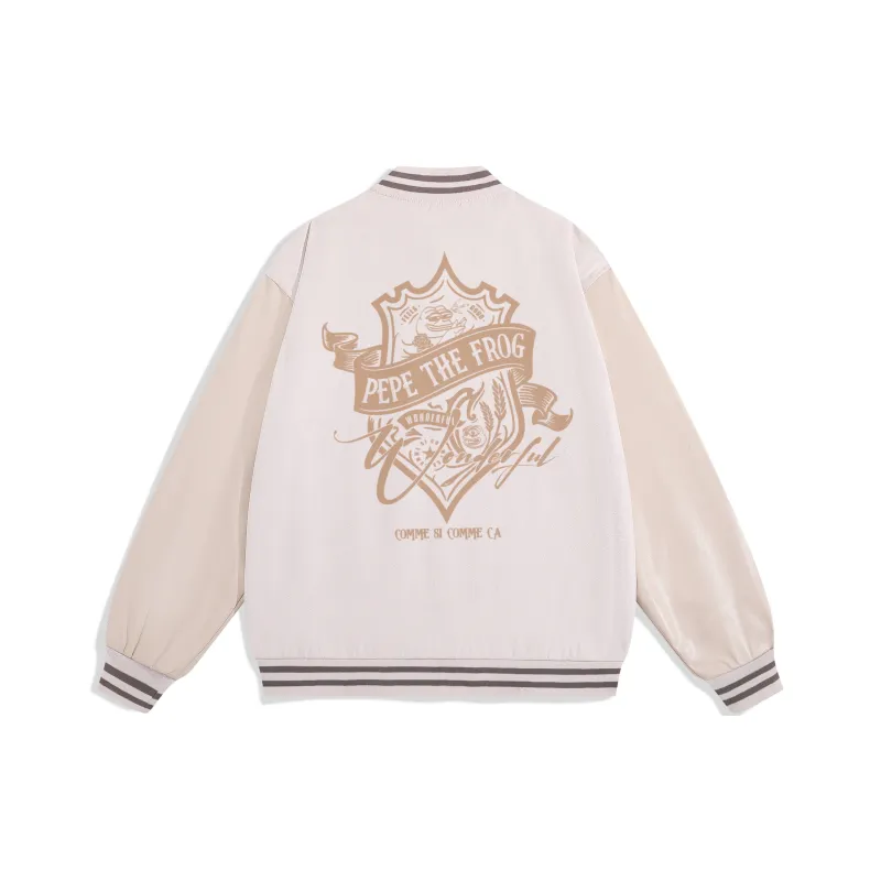 Pepe The Frog Baseball Jacket Unisex-0