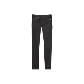 SAINT LAURENT Button Detailed Skinny Jeans