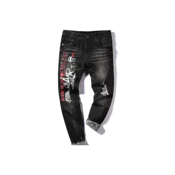 GENANX Jeans Unisex Black
