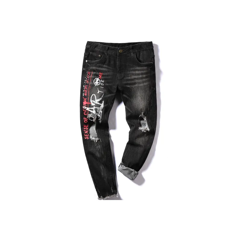 GENANX Jeans Unisex Black-0