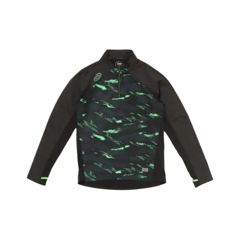 Asics T Shirt Men's Black Green-0